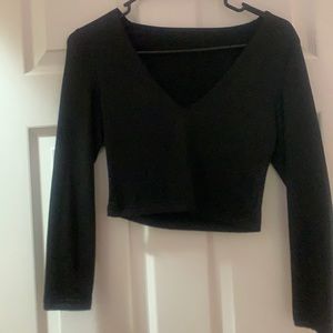long sleeve crop
